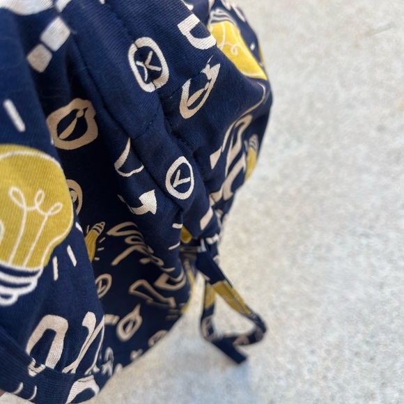 Kid's Furtalk Hat Multicolor Logo All-Over 0-2T Sun Protection Light NWT Travel - Picture 10 of 11